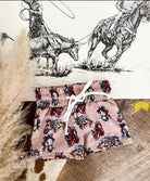 Ride The Pony Rose Swim Trunks(little kid)