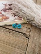 She’s A Dime Cluster Turquoise Studs