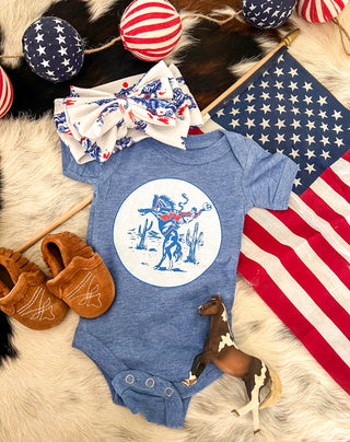 Western 4th Of July - Desert Bronc Rider (Infant/Toddler/Youth)