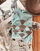 The Herd of Highlanders Sweatshirt(Adult)(Seafoam)