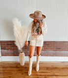 Vintage Cowgirl Skirt(Cream)