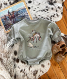 Cody Rank Roan Bubble Romper (light green)