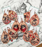 Western Cowdogs & Cowboys Earrings.