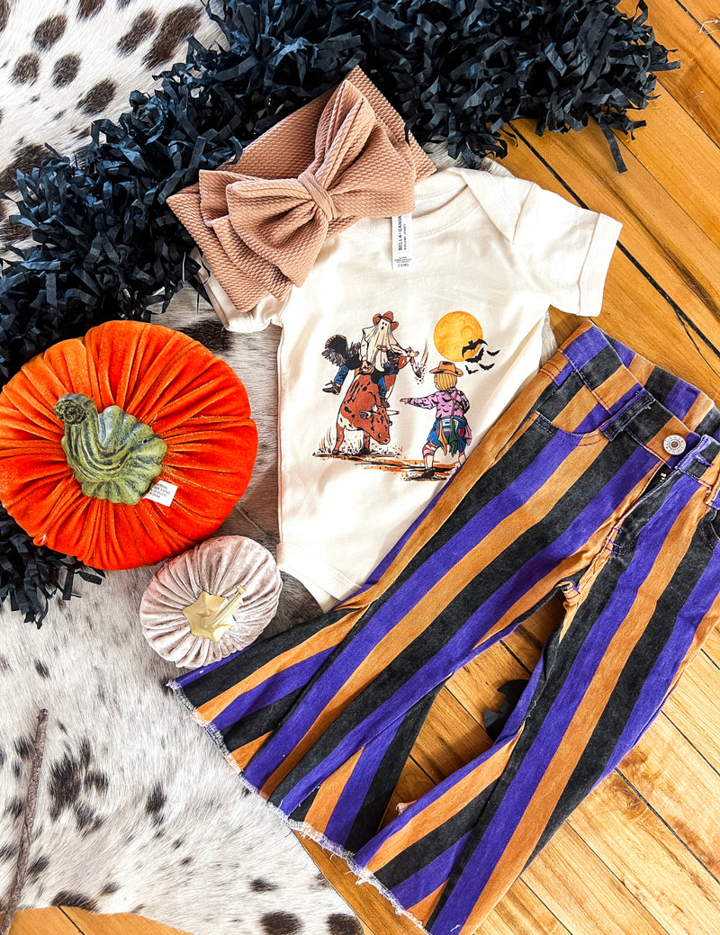 Miss Halloween Cowgirl Flares(little kid)(stripped)