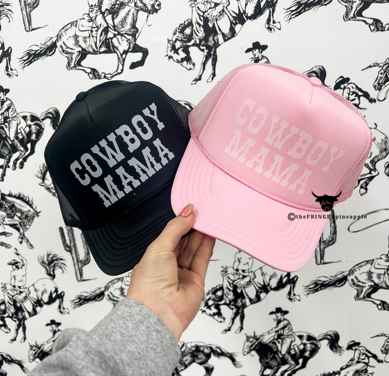 Cowboy Momma Trucker Hat (Adult)