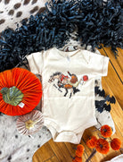 Buckoff Boo-Haw Cowboy Halloween Design (Youth Onesie/Tee)(cream)