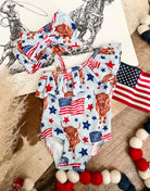 Flag Highland Swimsuit - blue (final sale)