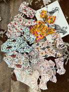Floral Bullskull Swimsuit