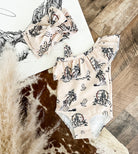 Desert Boots Swimsuit & Bow