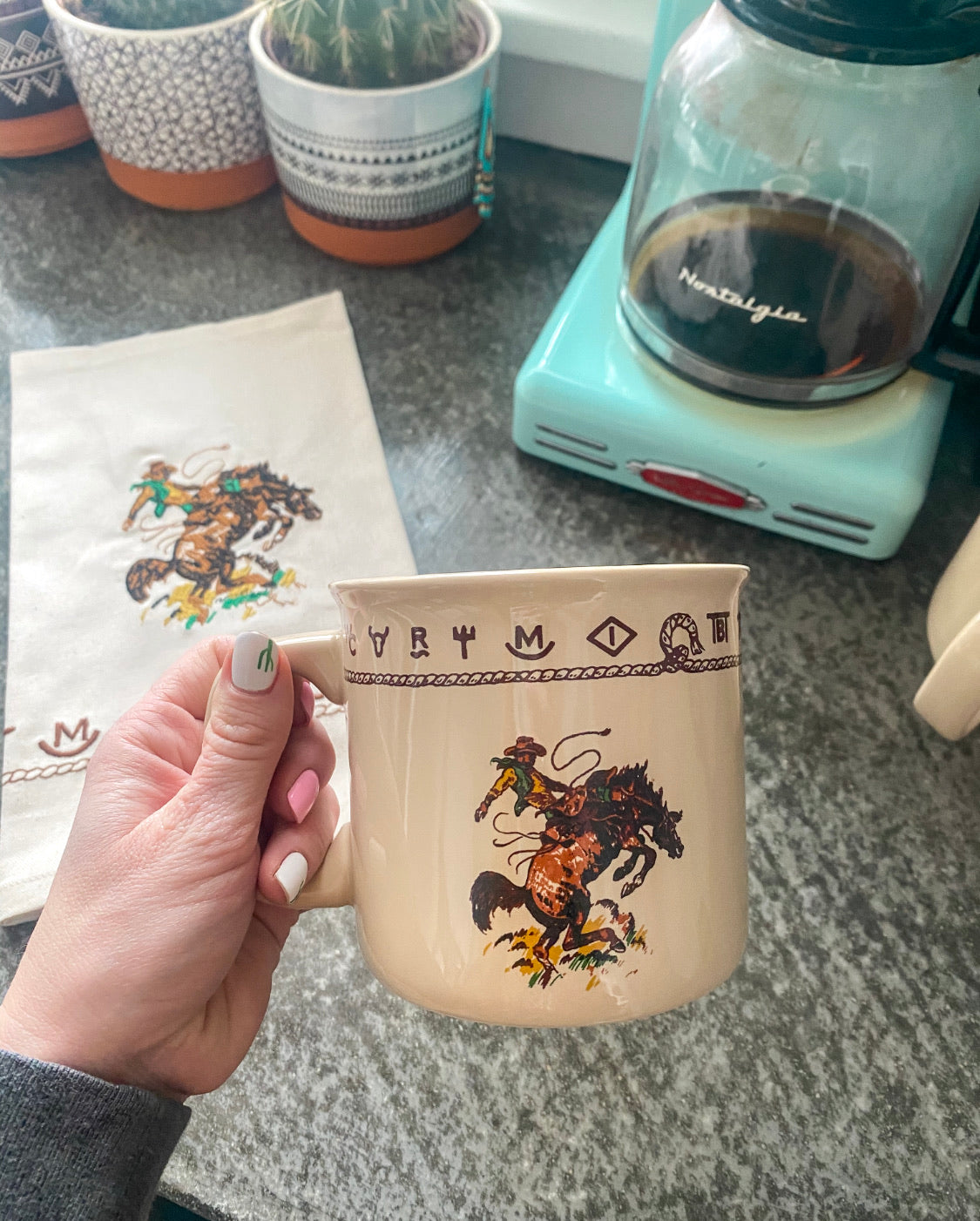 Riding for 8 - Horse Coffee Mug