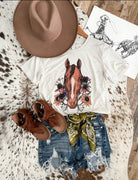 Sorrel Horse Flowers S/S Tee (Adult)(Cream)