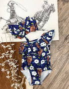 Navy Darlin Highlander Swimsuit