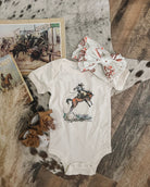 Cody Freedom S/S Onesie(Infant)(Cream)