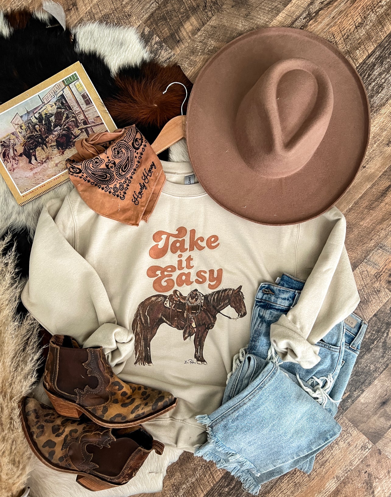 Take It Easy Sweatshirt (taupe)