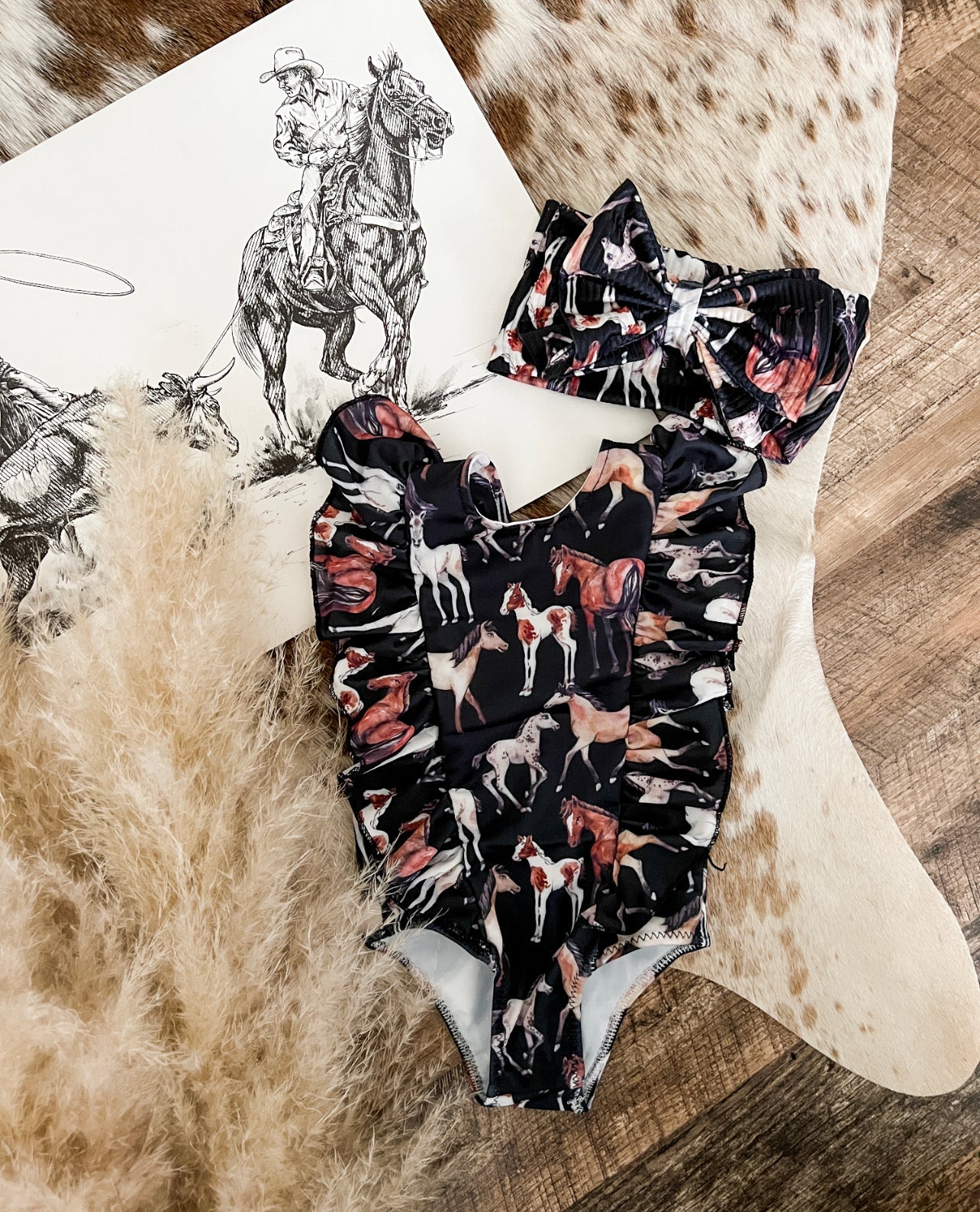 Neigh Neigh Ruffle Swimsuit