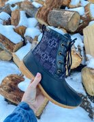 Lined Pendleton Boots (Harding - Black) 10