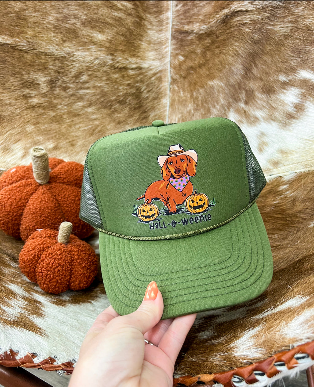 Halloweenie Trucker Hat (Adult)