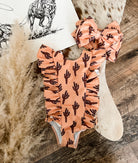 Desert Cactus Ruffle Swimsuit
