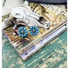She’s A Dime Cluster Turquoise Studs