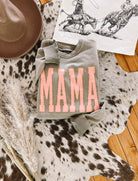Mama Glitter Sweatshirt(Mocha)