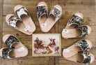 Cowhide Slides (CHOCOLATE)
