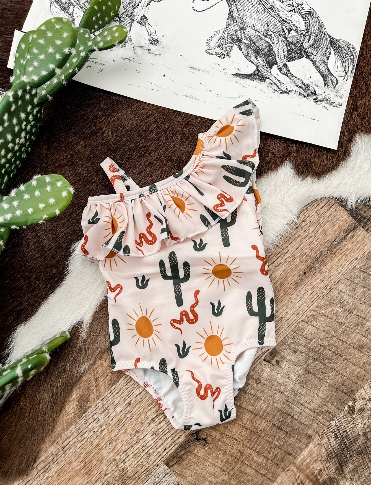 Cactus & Snake Swimsuit