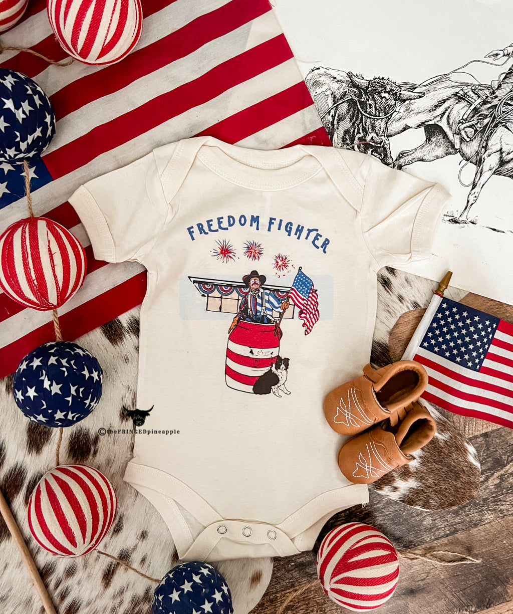 Western 4th Of July - Freedom Fighter Rodeo Clown (Infant/Toddler/Youth)