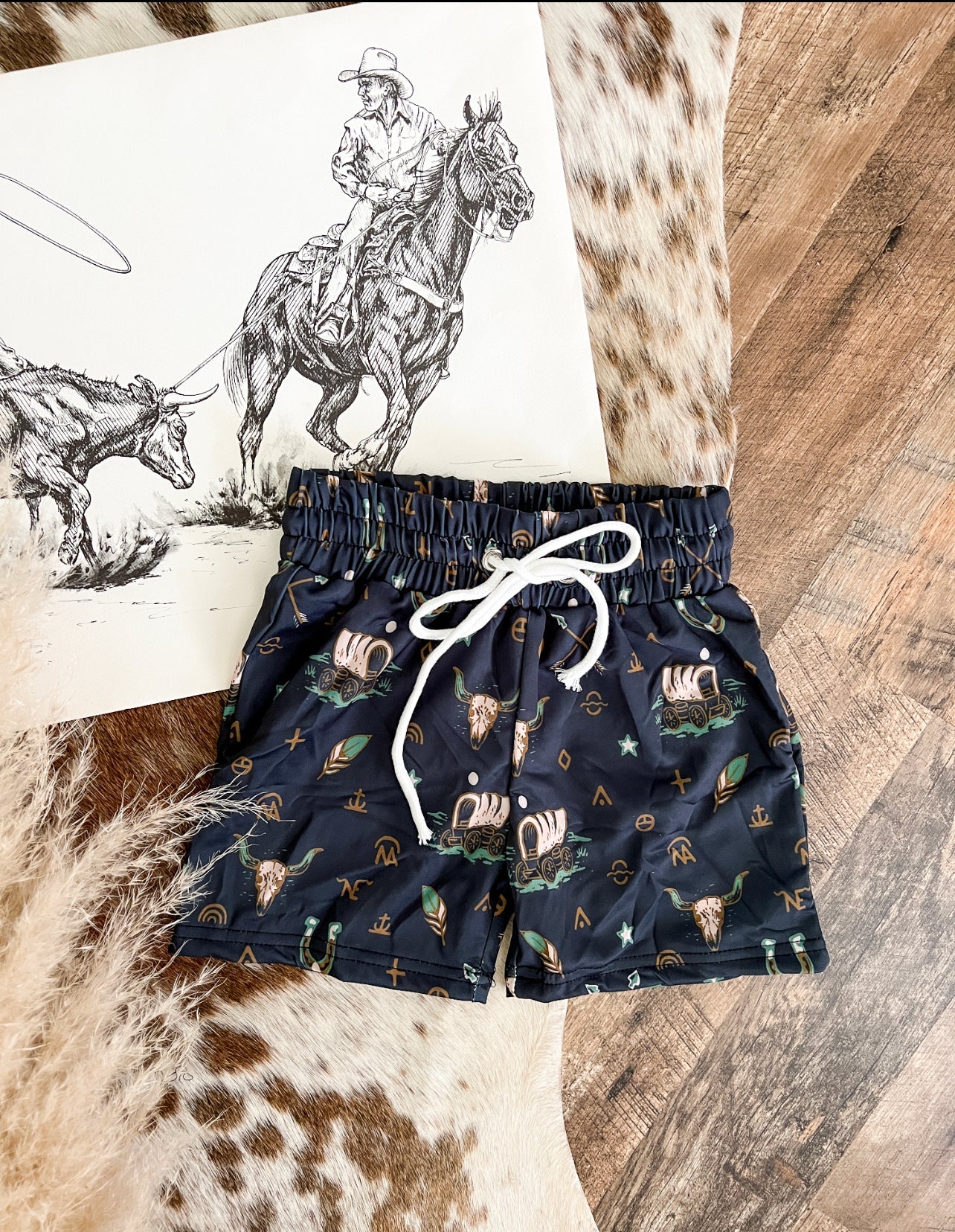 Oregon Trail Swim Trunks (little kid)