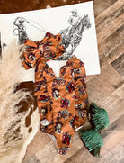 Ride The Pony Wild HorseCamel Ruffle Swimsuit(Kids) NB