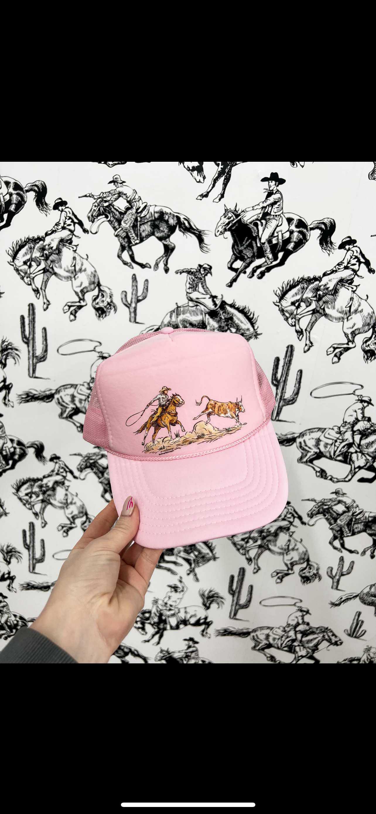 Cody Roper Trucker Hat in Light Pink