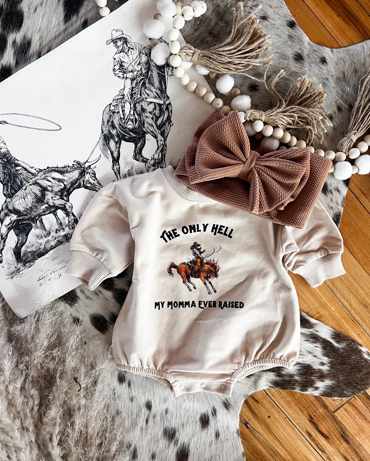 Mama Raised Bubble Romper