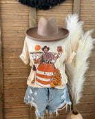Purple/Green Rodeo Clown Halloween Tee(Fringed exclusive)