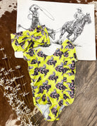 Midnight Cowboy Neon Ruffle Swimsuit