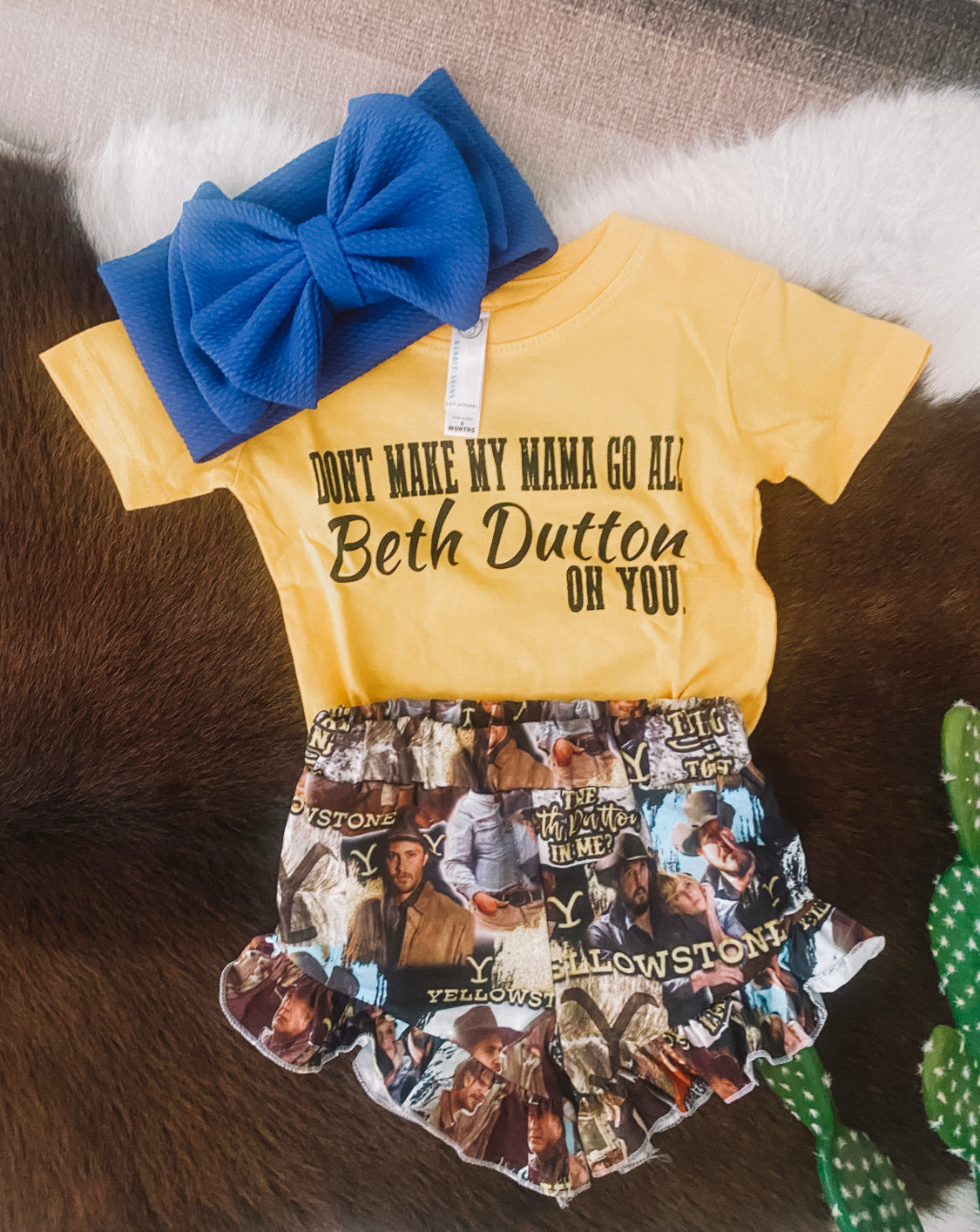 Yellowstone Ruffle Shorts (little kid)