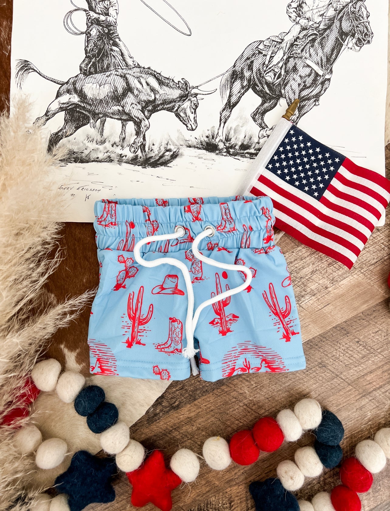 Desert Boots Swim Trunks (little kid)(final sale)