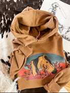 Desert Horse Hoodie (Adult)(Cognac)