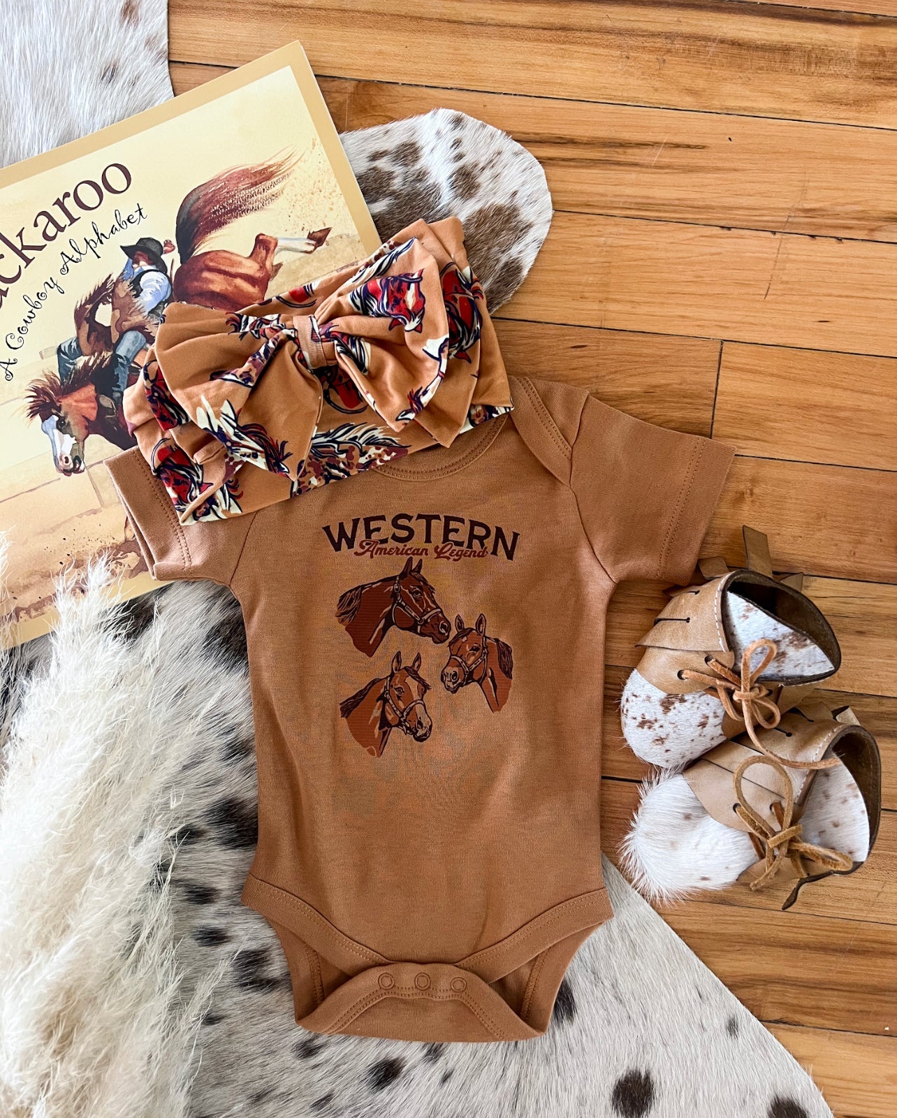 Western American Legend S/S Onesie (Infant)(Ginger)