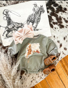 Pretty Paint Bubble Romper (light green)