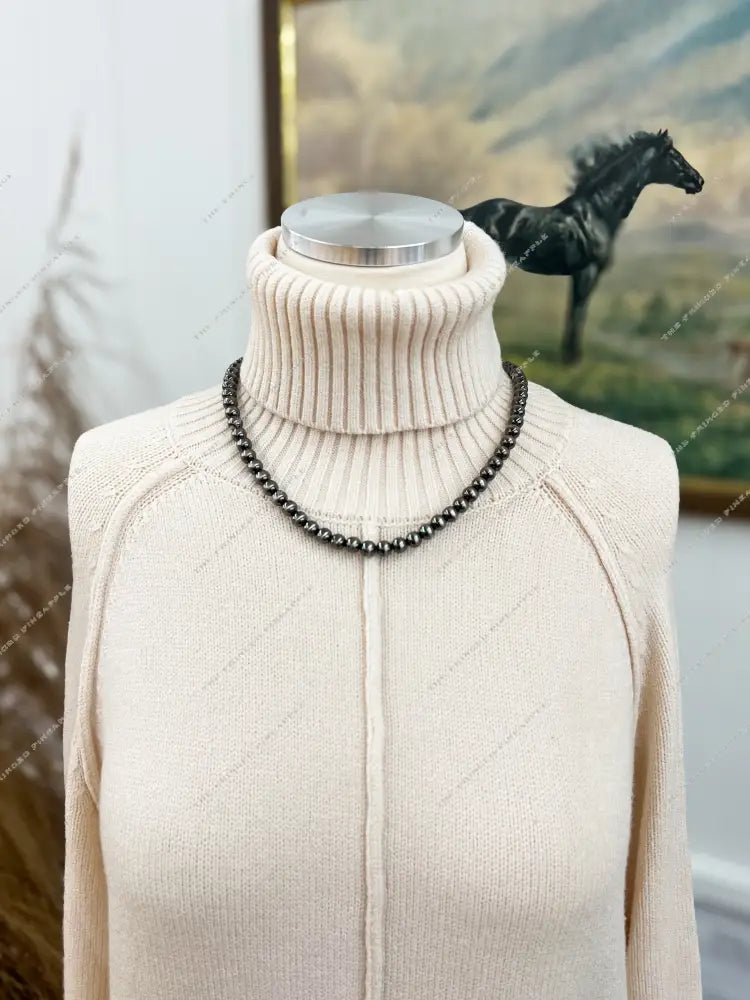 Lady Like Beaded Necklace (1 Strand)