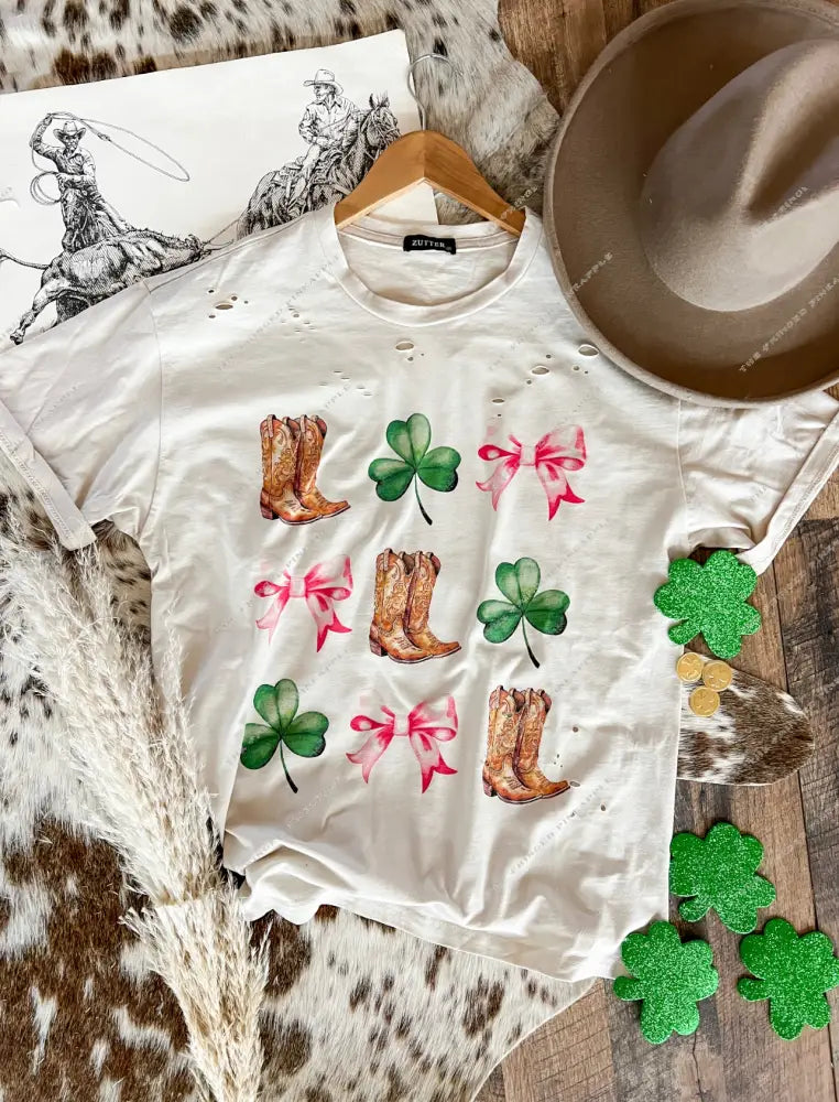 Lady Luck St Patrick’s Design Tee Or Sweatshirt