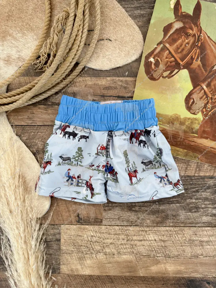 Mini Rancher Swim Trunks (little kid)(final sale)