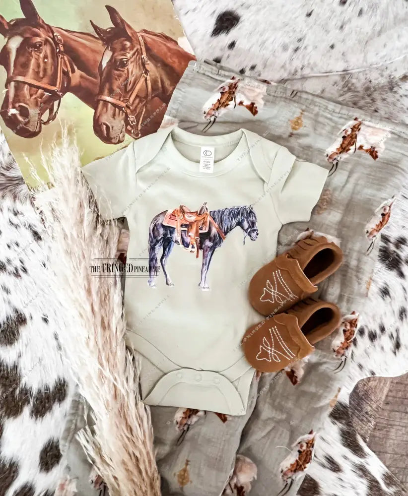 Ole Trusty Onesie/Tee(little kid) (Green)