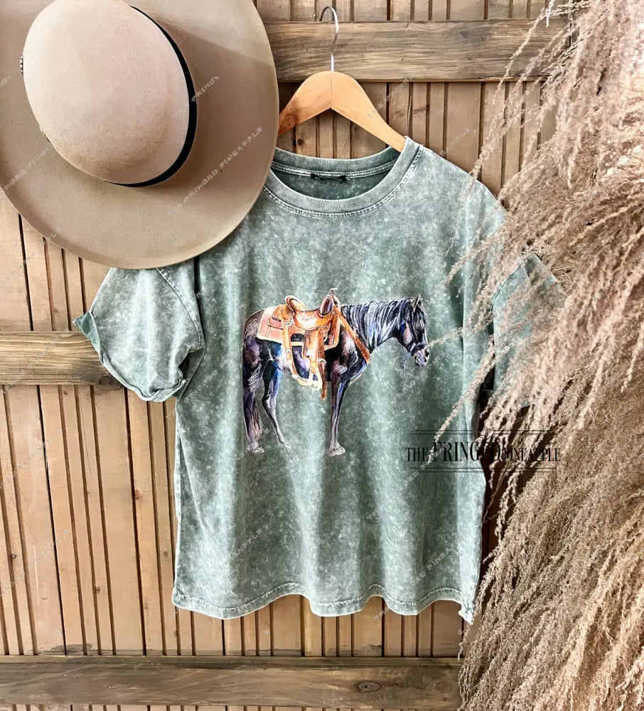 Ole Trusty Tee(Adult)(Acid Green)