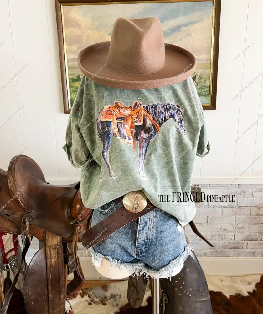 Ole Trusty Tee(Adult)(Acid Green)