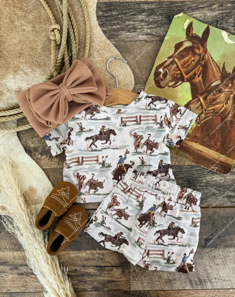 Ole West Cowboy’s Short Set(Little Kid)