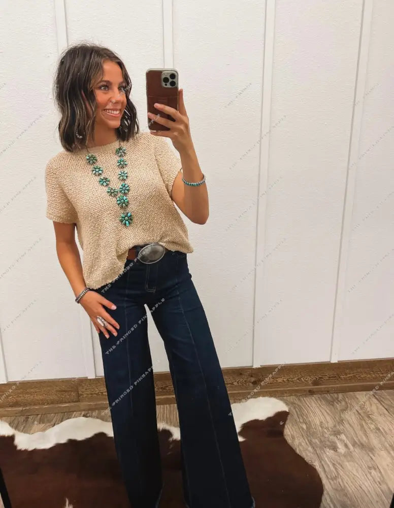 Prairie Breeze Knit Top