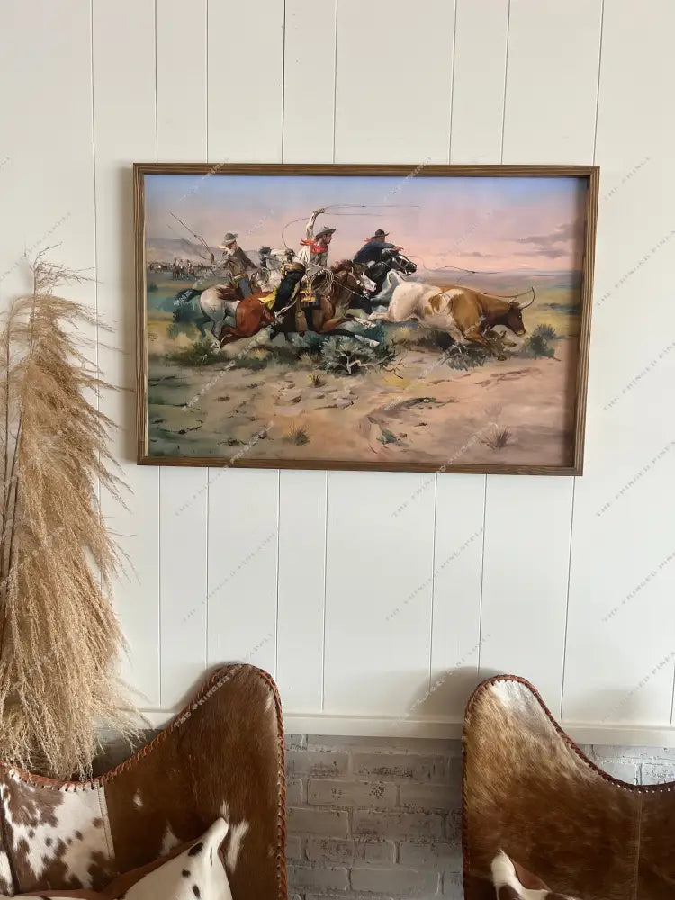 The Cattle Drive Rustic Cowboy Sign(see description on website for extra cost)