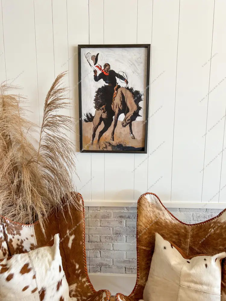 The Dark Days Bucking Cowboys Sign