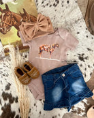 The Good Horse Ribbed Onesie/Tee(little kid)