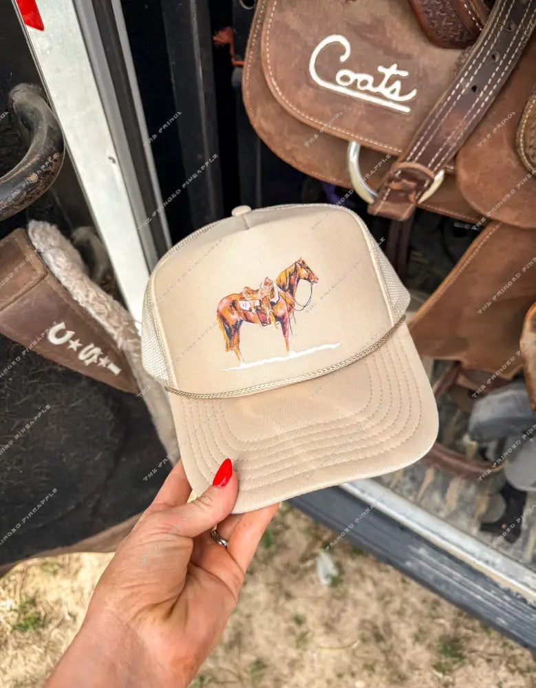 The Good Horse Trucker Hat (Adult) Tan